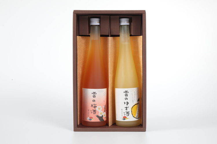 雲のゆず酒・梅酒セットの商品写真