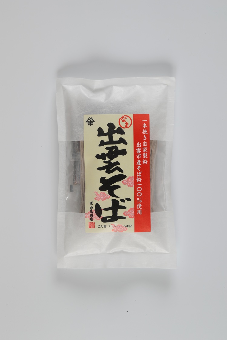 出雲そば（2食入・つゆ付）（出雲市産そば粉使用）の商品写真